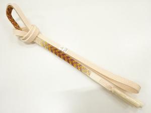 未使用品　正絹　手組帯締め